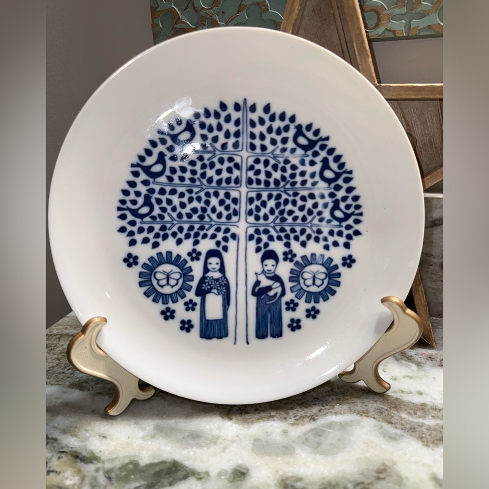 Porsgrund Norway Wedding plate